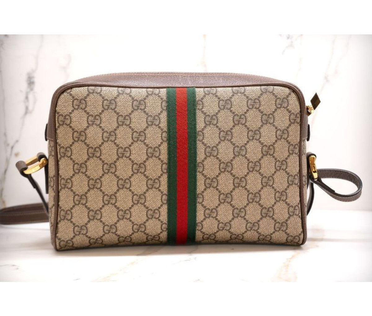 Gucci GG Web Small Ophidia Shoulder Bag