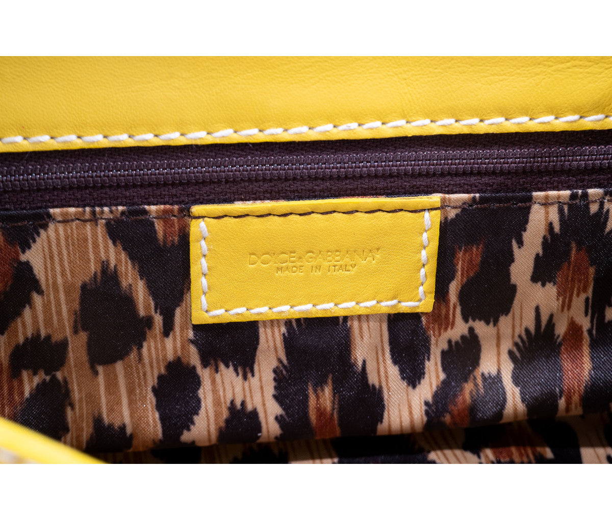 Dolce & Gabbana Yellow Shoulder Bag