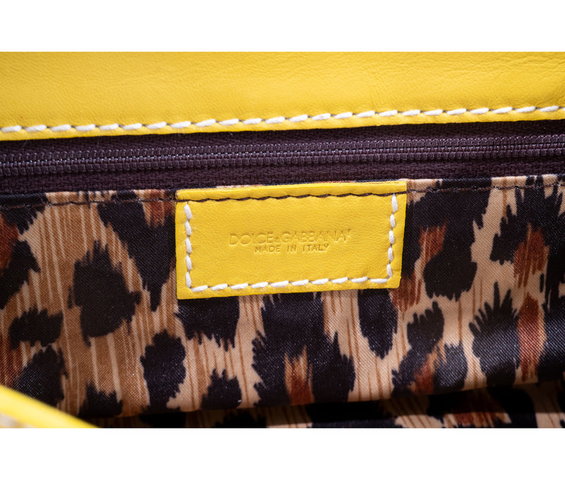 Dolce & Gabbana Yellow Shoulder Bag