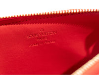 Louis Vuitton Red Vernis Lexington Clutch