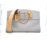 Louis Vuitton Grey Taurillon & Python City Steamer E/W Tote