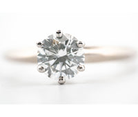 Tiffany & Co Platinum GIA 0.81ct F VVS2 Diamond Engagement Ring