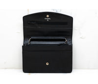 Chanel Black Caviar Leather Timeless Wallet On Chain