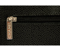 Chanel Black Caviar Leather Timeless Wallet On Chain