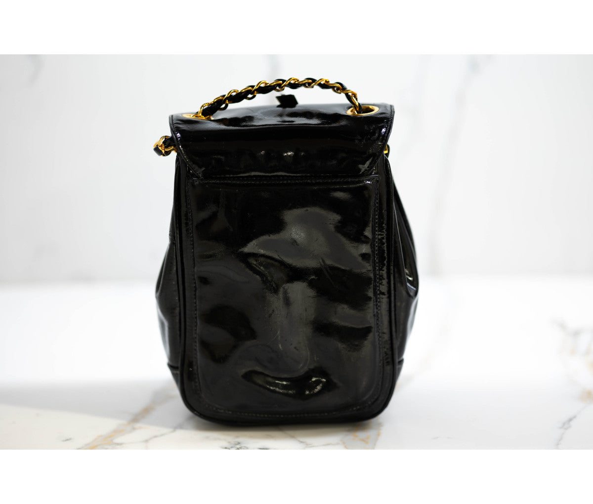 Chanel Vintage Patent Leather Mini Crossbody