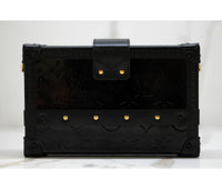 Louis Vuitton Black Vernis Leather Petite Malle Crossody