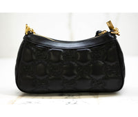 Gucci Black GG Leather Matelasse Small Shoulder Bag