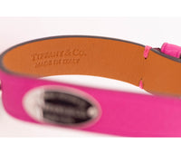 Tiffany & Co. Pink Leather Wrap Bracelet