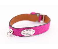 Tiffany & Co. Pink Leather Wrap Bracelet