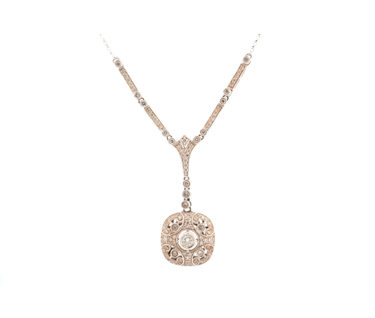 Women's 14K Gold 1.30 Diamond Necklace