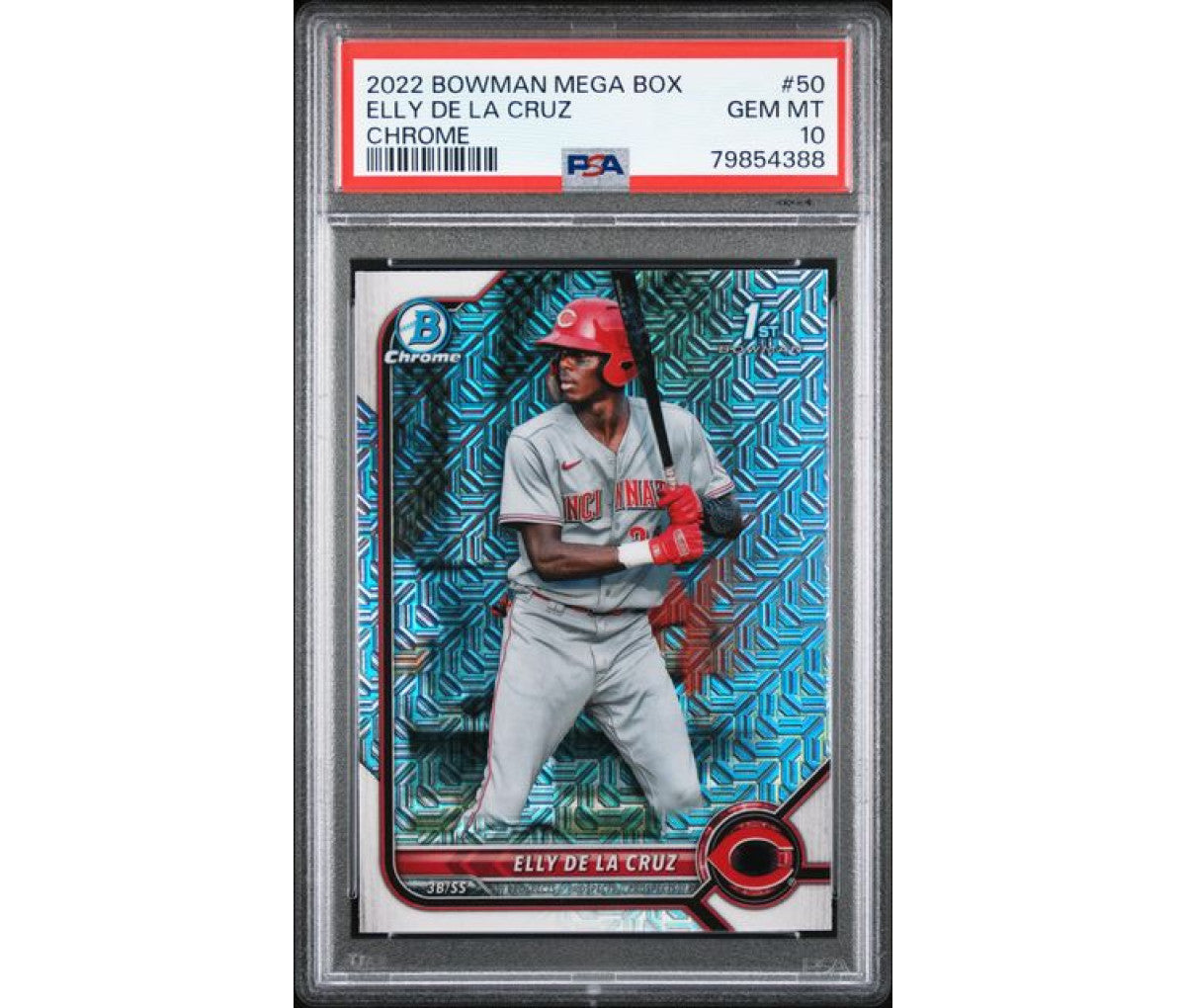 2022 Bowman Mega Box Chrome Elly De La Cruz PSA 10