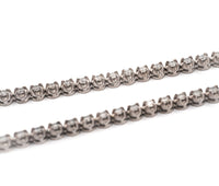 Women's 14K White Gold Diamond Necklace