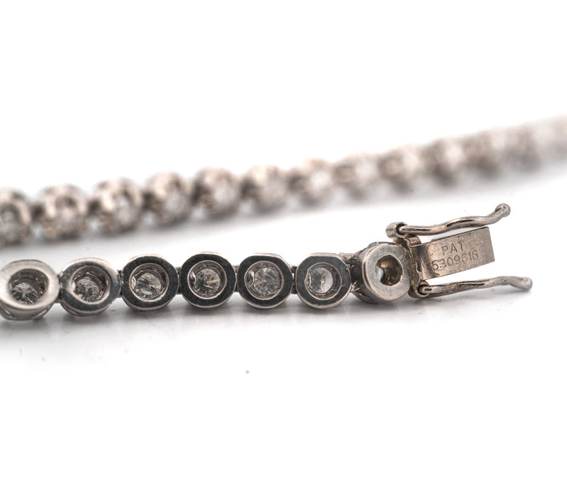 Women's 14K White Gold Diamond Necklace