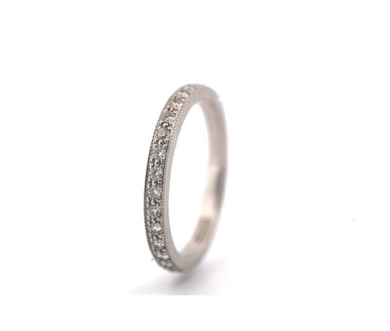 Scott Kay Palladium Eternity Band with .75ct of Diamonds