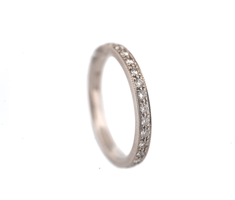Scott Kay Palladium Eternity Band with .75ct of Diamonds