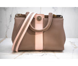 Louis Vuitton Grey Leather Astrid Top Handle Tote