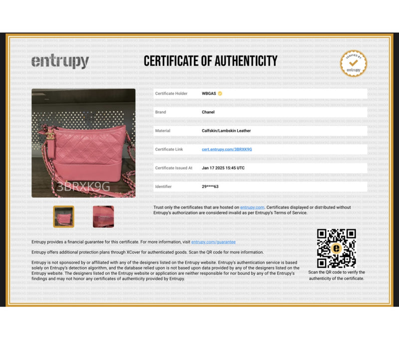 Chanel Pink Quilted Lambskin Medium Gabrielle Bag