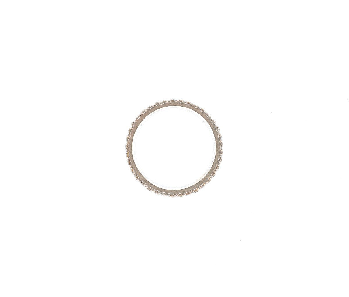 14KWhite Gold Eternity Band with 0.45 Ct
