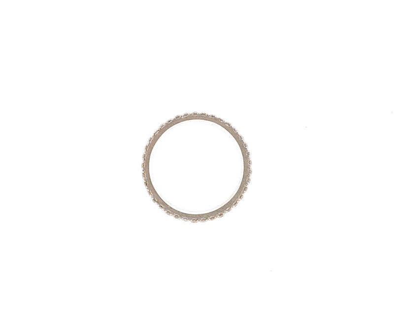 14KWhite Gold Eternity Band with 0.45 Ct