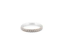 14KWhite Gold Eternity Band with 0.45 Ct