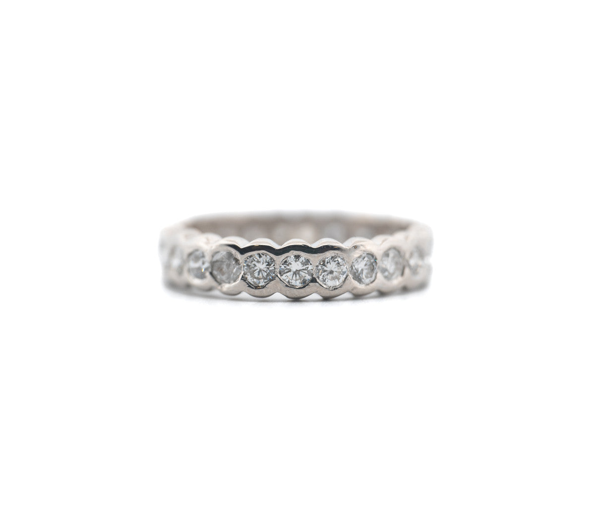 Women's Platinum 1ct Diamond Eternity Band