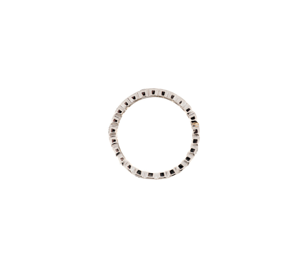 14K White Gold Eternity Band with 0.45 Ct