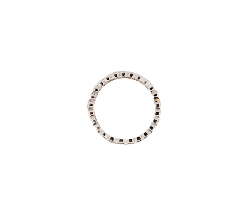 14K White Gold Eternity Band with 0.45 Ct