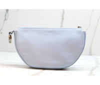 Burberry Blue Leaher Mini Double Olympia Pochette