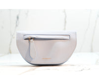 Burberry Blue Leaher Mini Double Olympia Pochette