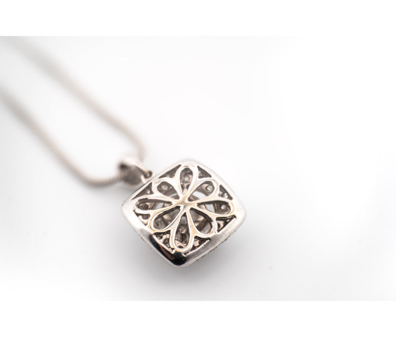 Women's 18K & Platinum Diamond Pendant Necklace