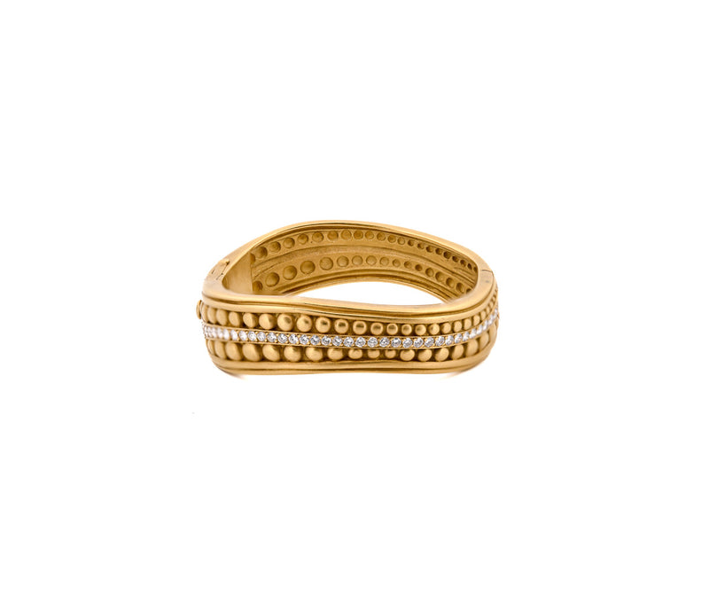 Women's Kieselstein Cord 18K 1.85ct Diamond Bangle Bracelet