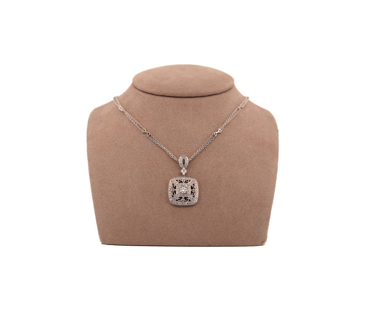18KT Diamond Pendant Necklace