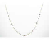 Platinum Diamonds By The Yard 8.89ct Necklace