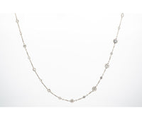 Platinum Diamonds By The Yard 8.89ct Necklace