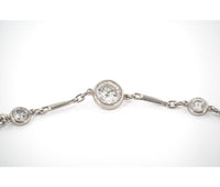 Platinum Diamonds By The Yard 8.89ct Necklace