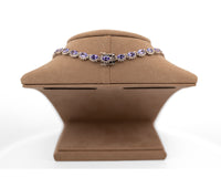 Women's 14K Michael Christoff 6.80ct Diamond & Tanzanite Dangle Necklace 476