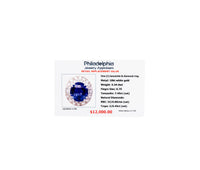 Women's 18K Tanzanite & 1.25ct Diamond Ring