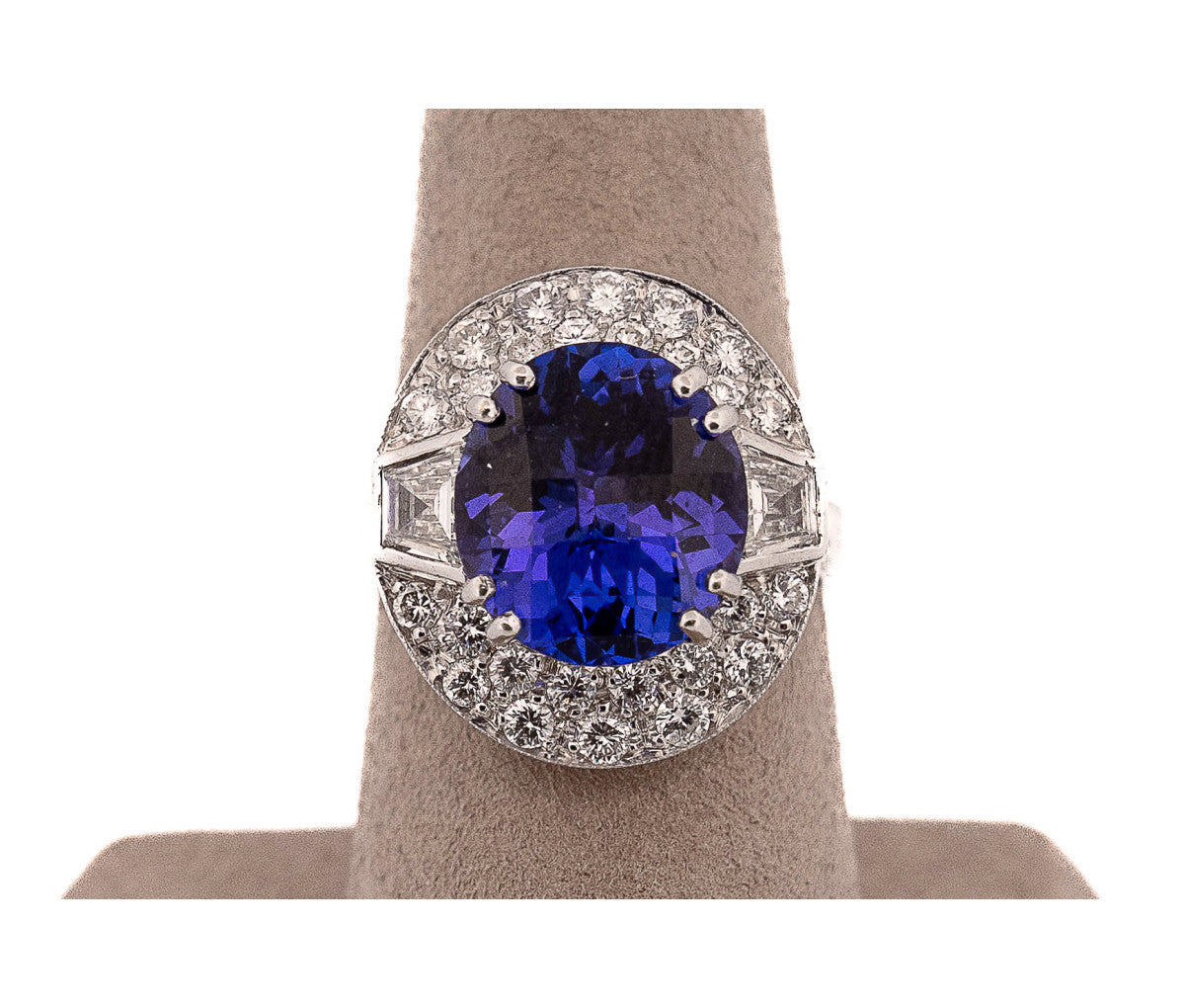 Women's 18K Tanzanite & 1.25ct Diamond Ring