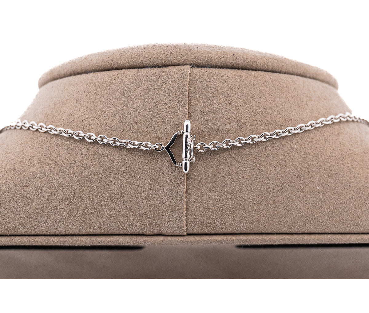18kt White Gold Philippe Charriol "Alor" Diamond Stud Earrings & Necklace Set
