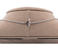 18kt White Gold Philippe Charriol "Alor" Diamond Stud Earrings & Necklace Set