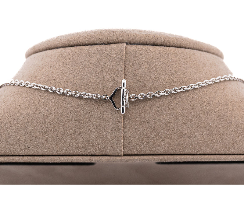 18kt White Gold Philippe Charriol "Alor" Diamond Stud Earrings & Necklace Set
