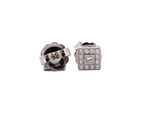 18kt White Gold Philippe Charriol "Alor" Diamond Stud Earrings & Necklace Set