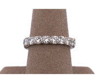 Platinum 2.69 CTW Round Natural Diamond Eternity Band
