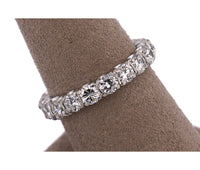 Platinum 2.69 CTW Round Natural Diamond Eternity Band