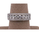 Women's 14k 1.35ct Diamond Three Row Band