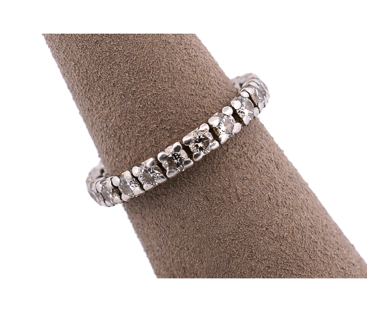 14K White Gold 2.00 CTW Diamond Eternity Band