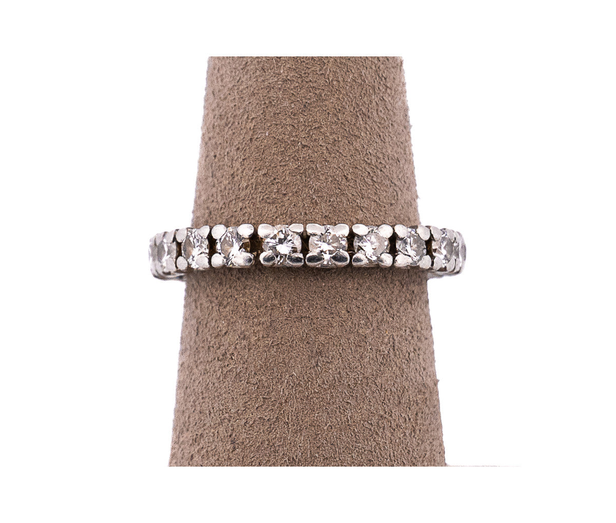 14K White Gold 2.00 CTW Diamond Eternity Band