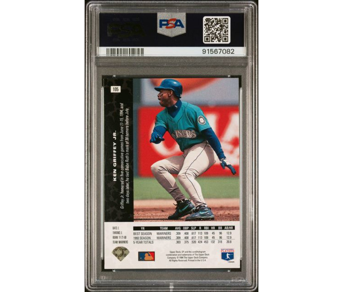 1994 SP Foil Ken Griffey Jr. PSA 10