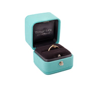 18k Rose Gold Tiffany and Co T1 Ring with .08ct in Diamonds