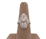 Jacob L. Brandt Art Deco Diamond and Platinum Ring